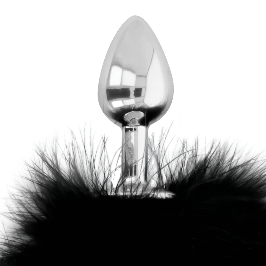 DARKNESS - PLUG ANAL EXTRA COM CAUDA PRETA 7 CM - Toys "n" Us
