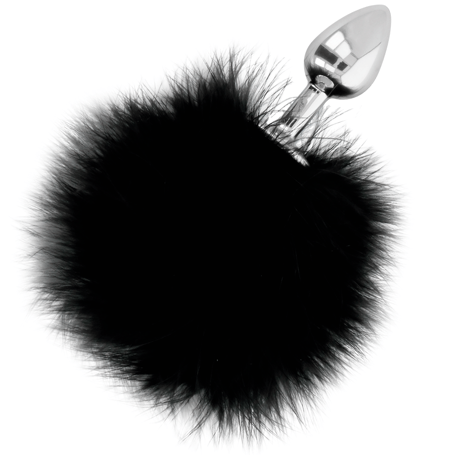 DARKNESS - PLUG ANAL EXTRA COM CAUDA PRETA 7 CM - Toys "n" Us