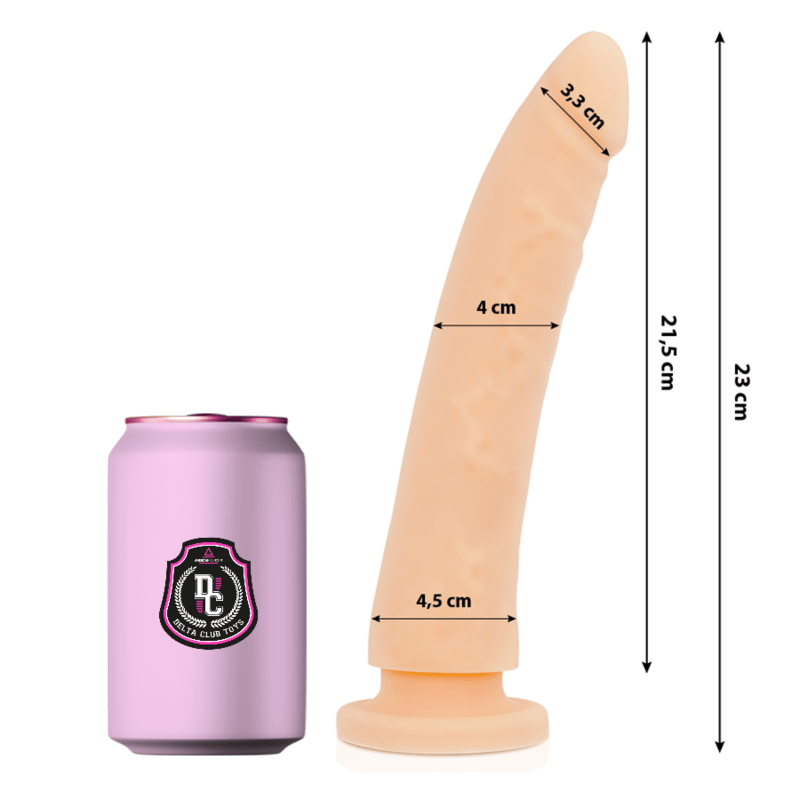 DELTA CLUB - TOYS DILDO MÉDICO NATURAL SILICONE 23 CM - O - 4.5 CM - Toys "n" Us