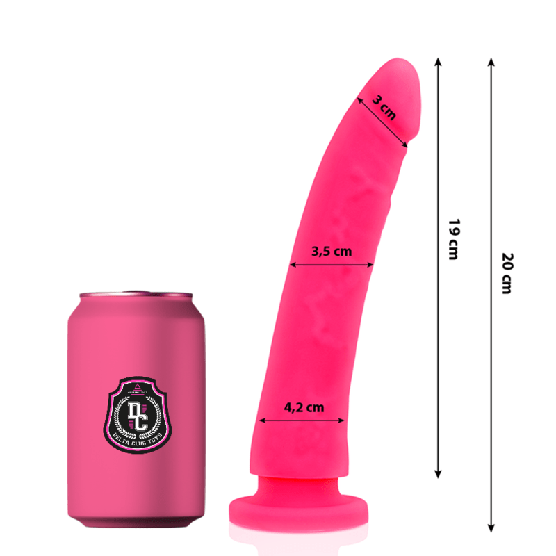DELTA CLUB - TOYS DILDO MÉDICO ROSA SILICONE 20 CM - O - 4 CM - Toys "n" Us
