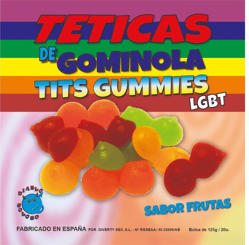 DIABLO GOLOSO - GLITTER ASSORTED GUMMY TEETICS - Toys "n" Us