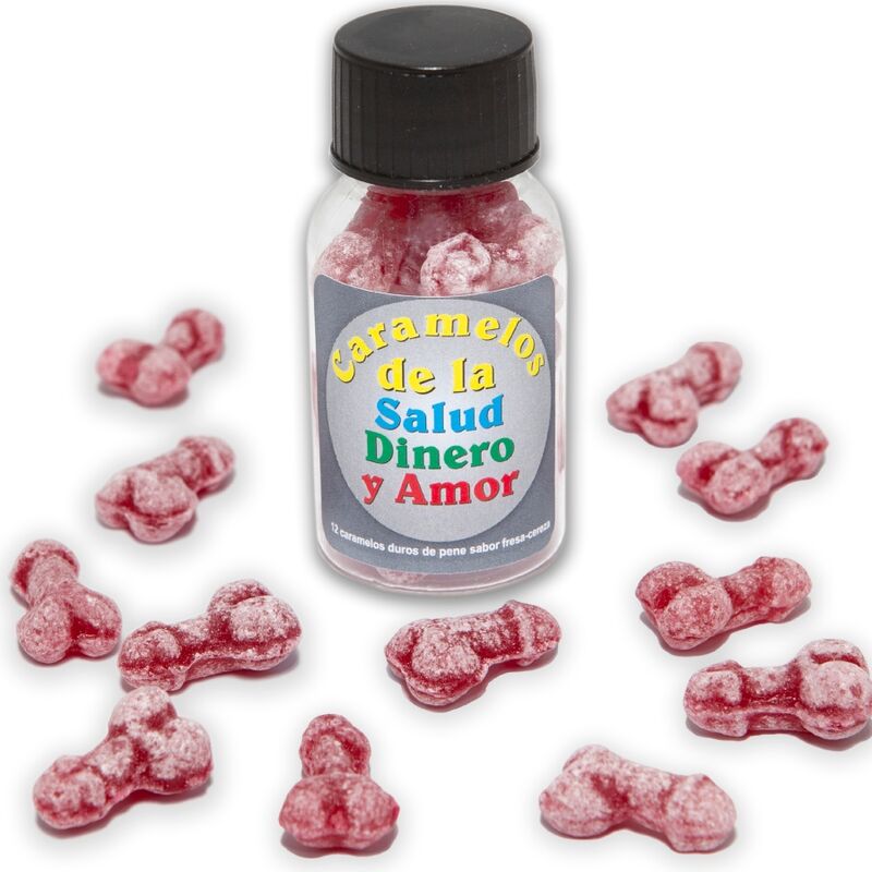 DIABLO PICANTE - 12 HEALTH - MONEY - LOVE CANDIES PENIS SHAPE STRAWBERRY/CHERRY - Toys "n" Us