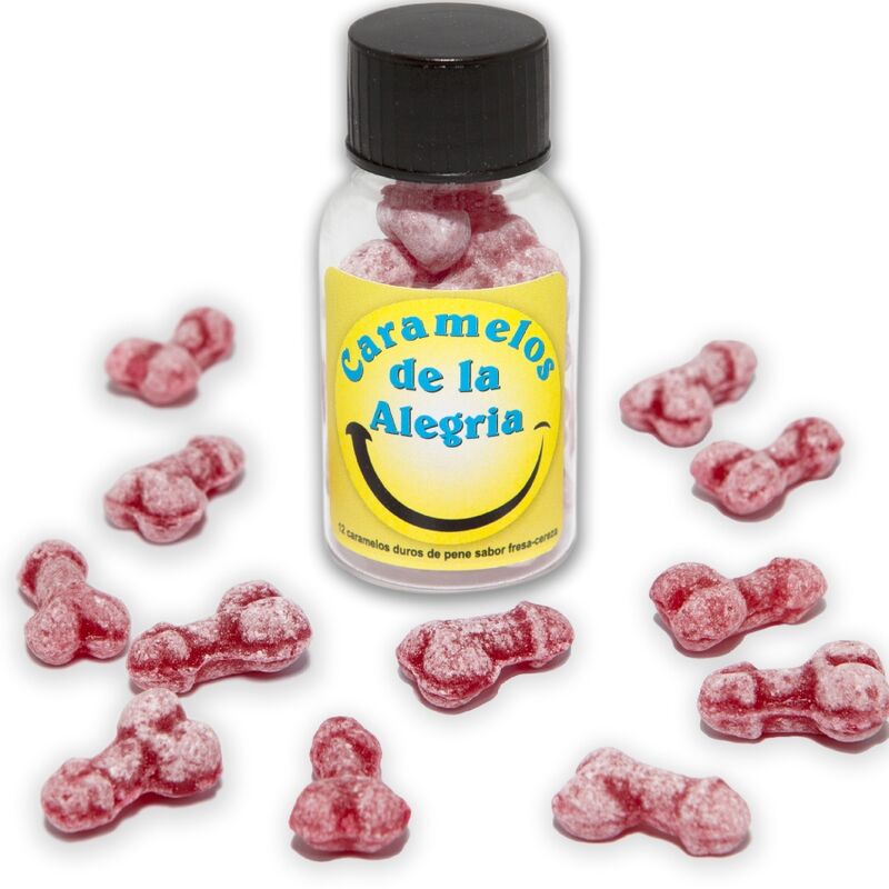 DIABLO PICANTE - 12 PENIS - SHAPED JOY CANDIES STRAWBERRY/CHERRY - Toys "n" Us