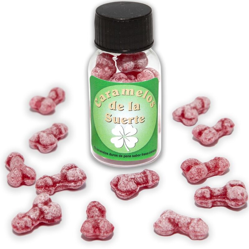 DIABLO PICANTE - 12 PENIS - SHAPED LUCKY CANDIES STRAWBERRY/CHERRY - Toys "n" Us