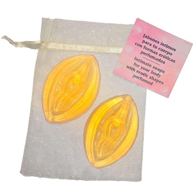 DIABLO PICANTE - 2 VAGINA SHAPED PERFUMED SOAPS YELLOW - Toys "n" Us