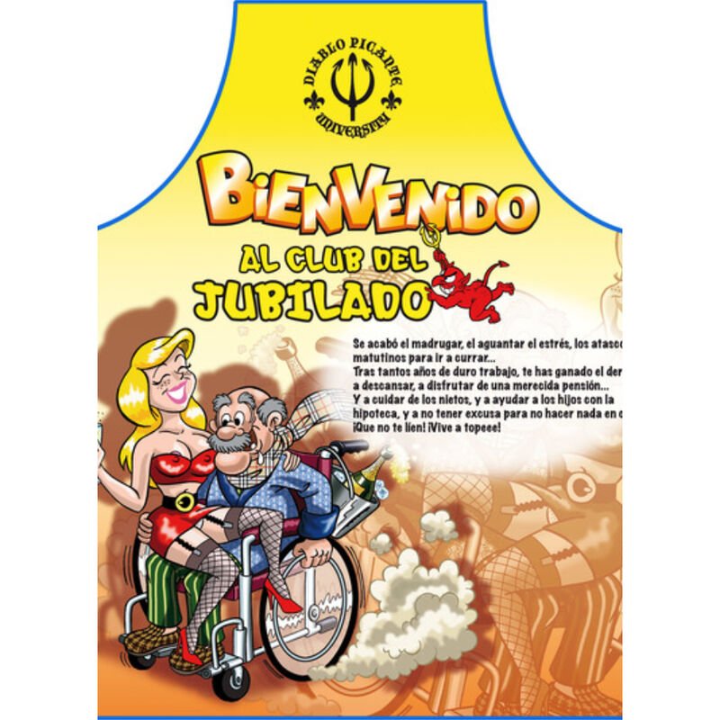 DIABLO PICANTE - AVENTAL JUBILATE TEXTO EM ESPANHOL - Toys "n" Us