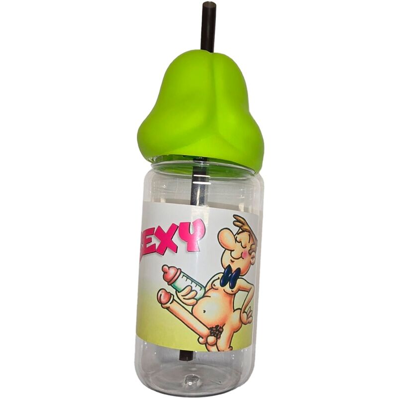 DIABLO PICANTE - PENIS SHAPED 360 ML BABY BOTTLE GREEN - Toys "n" Us