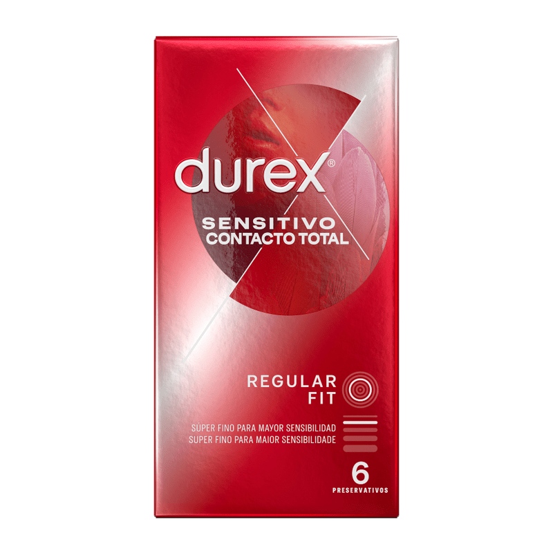 DUREX - CONTATO SENSÍVEL TOTAL 6 UNIDADES - Toys "n" Us