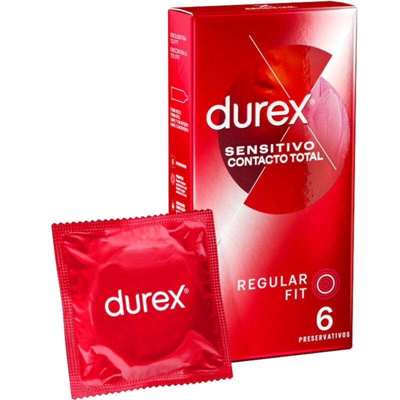 DUREX - CONTATO SENSÍVEL TOTAL 6 UNIDADES - Toys "n" Us