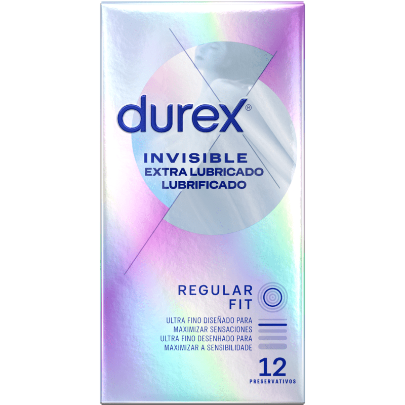 DUREX - INVISÍVEL EXTRA LUBRIFICADO 12 UNIDADES - Toys "n" Us