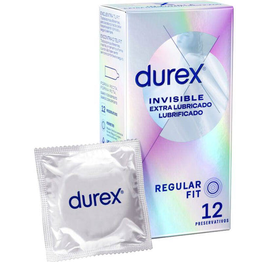 DUREX - INVISÍVEL EXTRA LUBRIFICADO 12 UNIDADES - Toys "n" Us