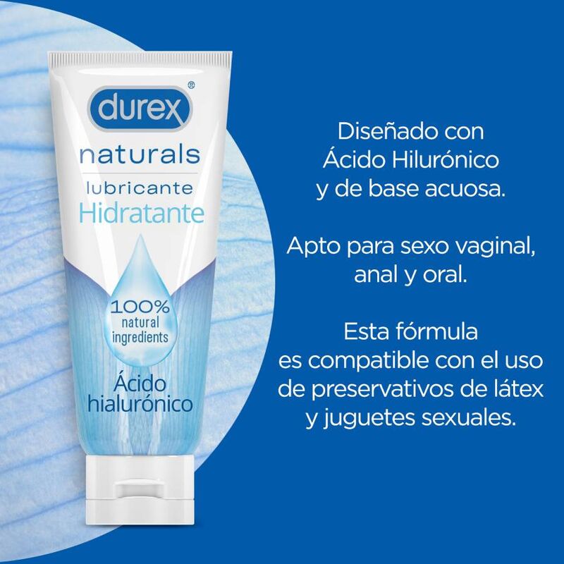 DUREX - LUBRIFICANTE HIDRATANTE NATURAIS 100 ML - Toys "n" Us