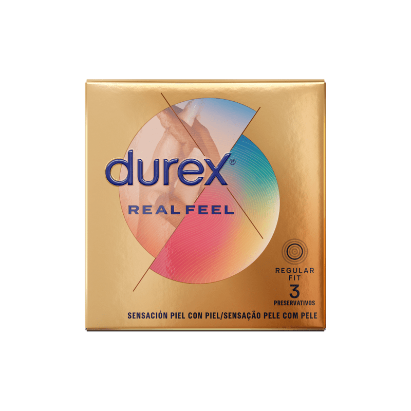 DUREX - PRESERVATIVOS REAL FEEL 3 UNIDADES - Toys "n" Us