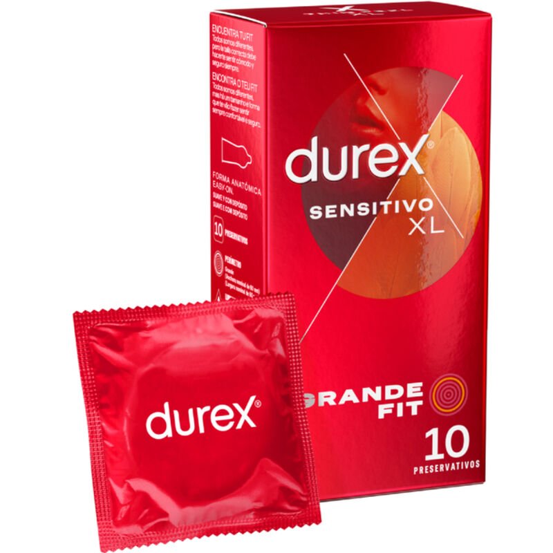 DUREX - PRESERVATIVOS SENSITIVE XL 10 UNIDADES - Toys "n" Us