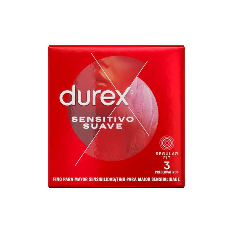 DUREX - SUAVE E SENSÍVEL 3 UNIDADES - Toys "n" Us