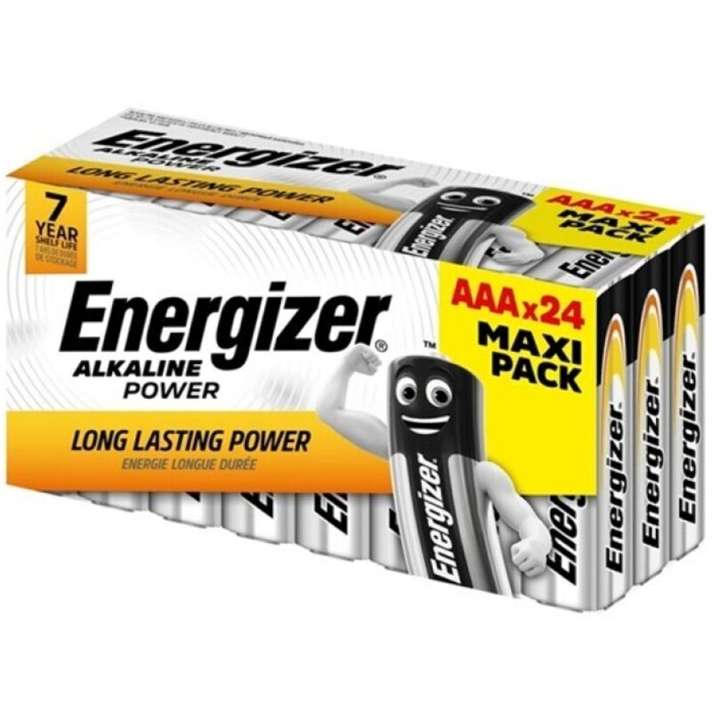 ENERGIZER - ALKALINE POWER AAA ALKALINE BATTERY LR03 BOX*24 (3 BOXES*8 BATTERIES) - Toys "n" Us
