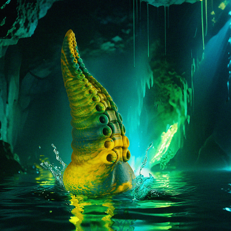 EPIC - DILDO TENTÁCULO VERDE CETUS TAMANHO PEQUENO - Toys "n" Us