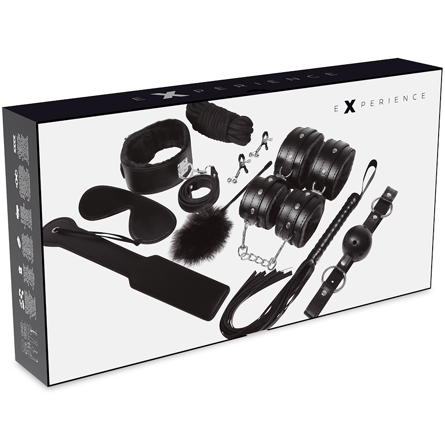 EXPERIENCE - KIT BDSM FETISH SÉRIE PRETA - Toys "n" Us