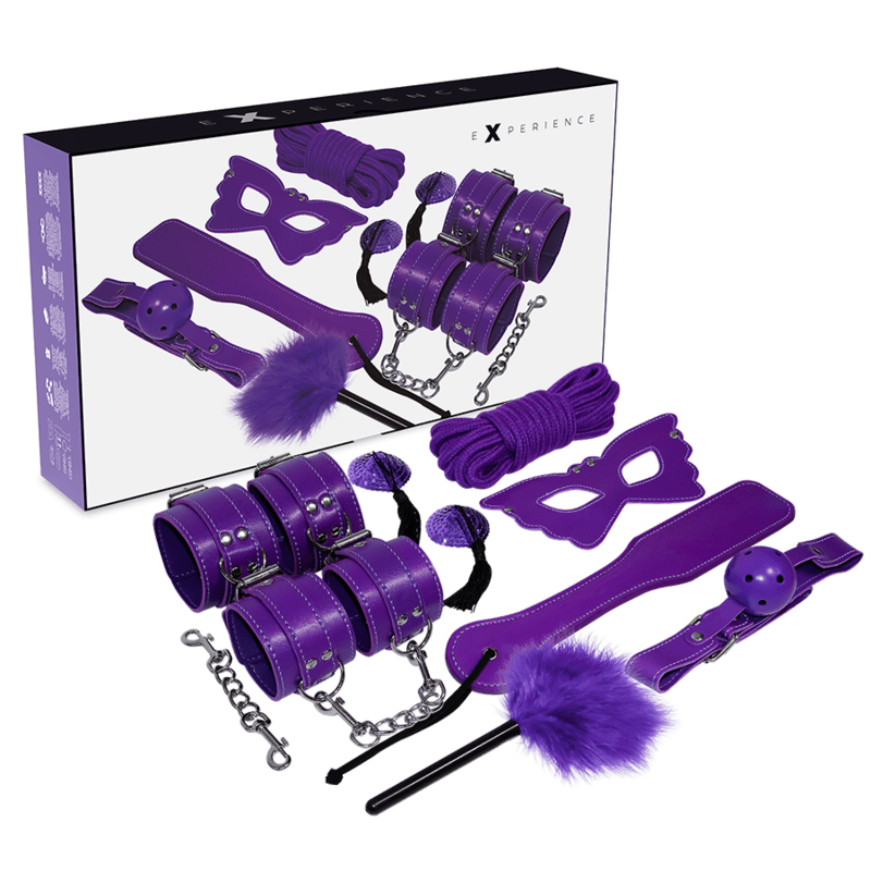 EXPERIENCE - KIT BDSM FETISH SÉRIE ROXA - Toys "n" Us