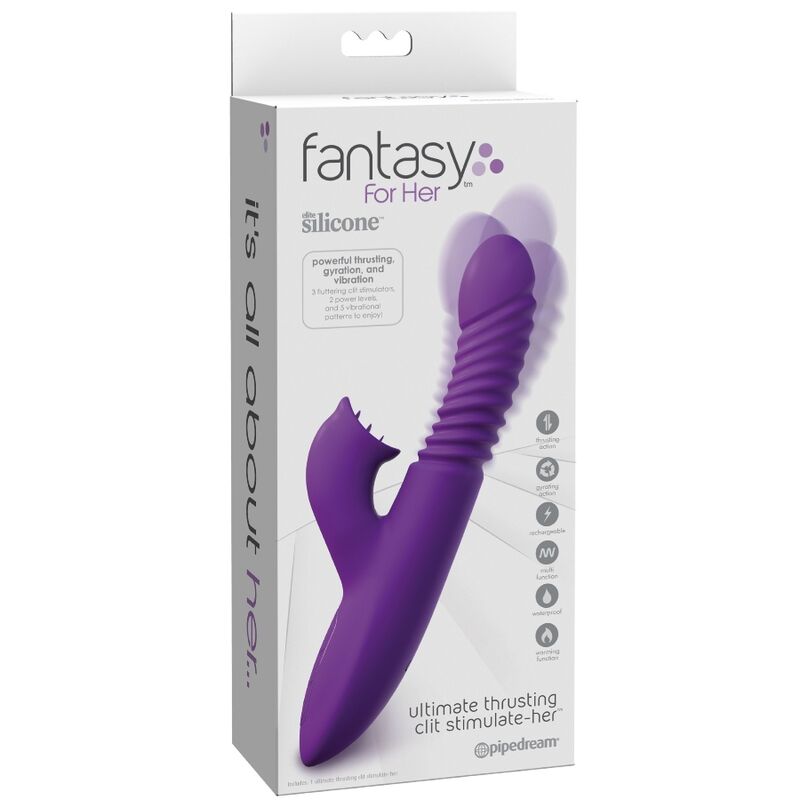 FANTASY FOR HER - ESTIMULADOR DE CLITÓRIS COM OSCILAÇÃO DE CALOR E FUNÇÃO DE VIBRAÇÃO VIOLETA - Toys "n" Us
