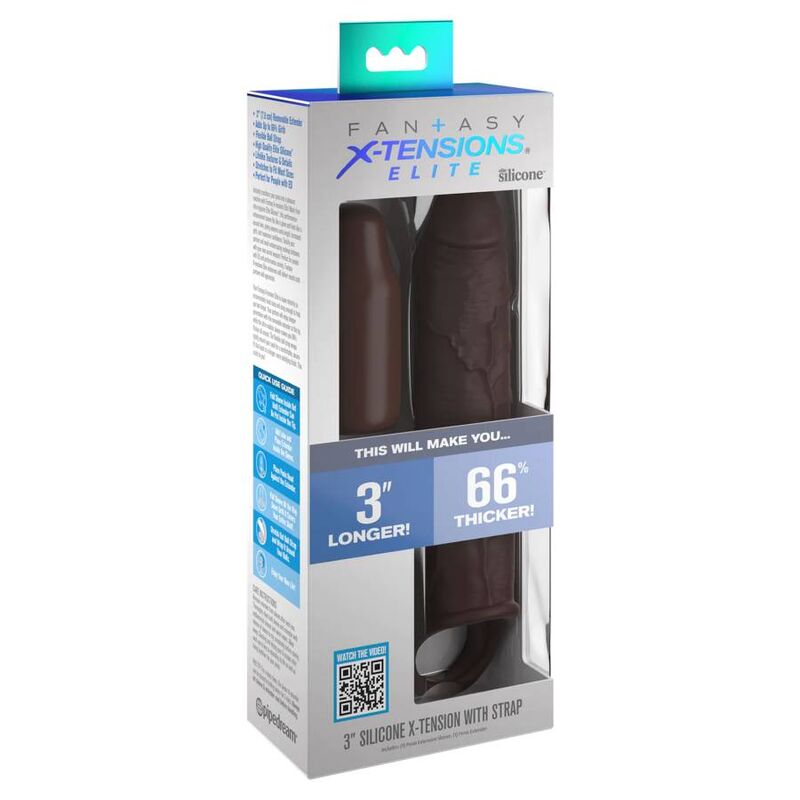 FANTASY X - TENSIONS - PIPEDREAMS EXTENSÃO C ALÇA 17,78 CM MARROM - Toys "n" Us