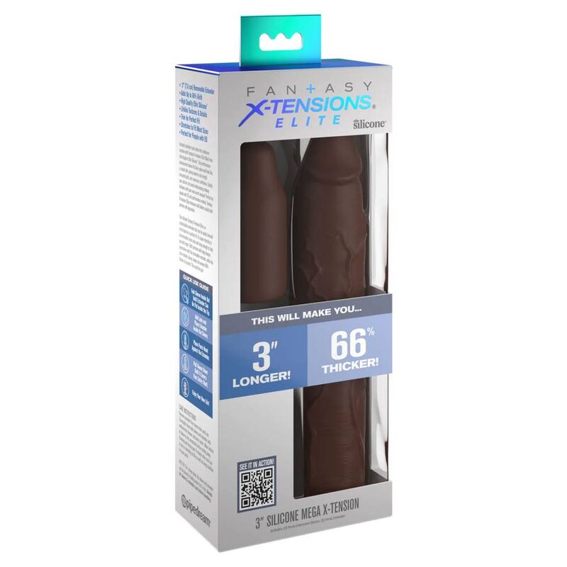FANTASY X - TENSIONS - PIPEDREAMS SLEEVE 22,86 CM + 7,62 CM PLUG BROWN - Toys "n" Us