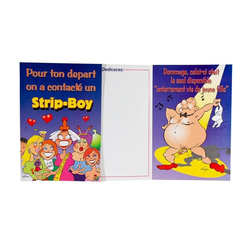 FEMARVI - CARTO DE ADEUS STRIP BOY /FR - Toys "n" Us