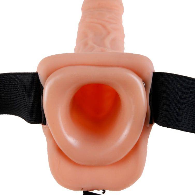 FETISH FANTASY SERIES - 11 HOLLOW STRAP - ON VIBRANDO COM BOLAS 27,9CM CARNE - Toys "n" Us