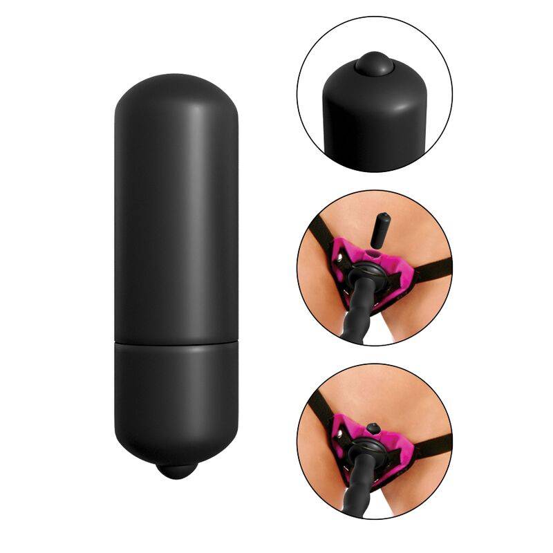 FETISH FANTASY SERIES - CONJUNTO DE STRAP - ON VIBRANTE ROXO. - Toys "n" Us