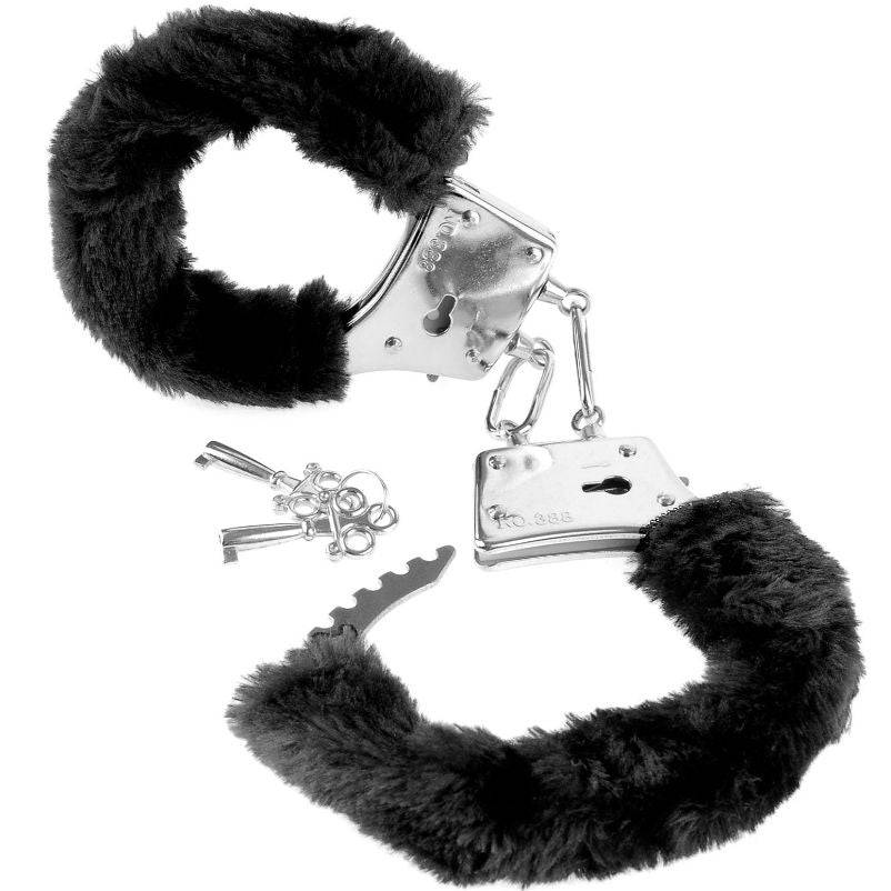 FETISH FANTASY SERIES - FURRY CUFFS PRETO - Toys "n" Us
