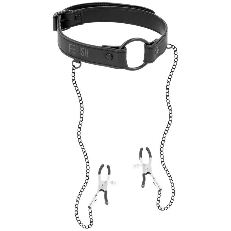FETISH SUBMISSIVE - ANEL DE GAG COM GRAMPOS DE BICO - Toys "n" Us