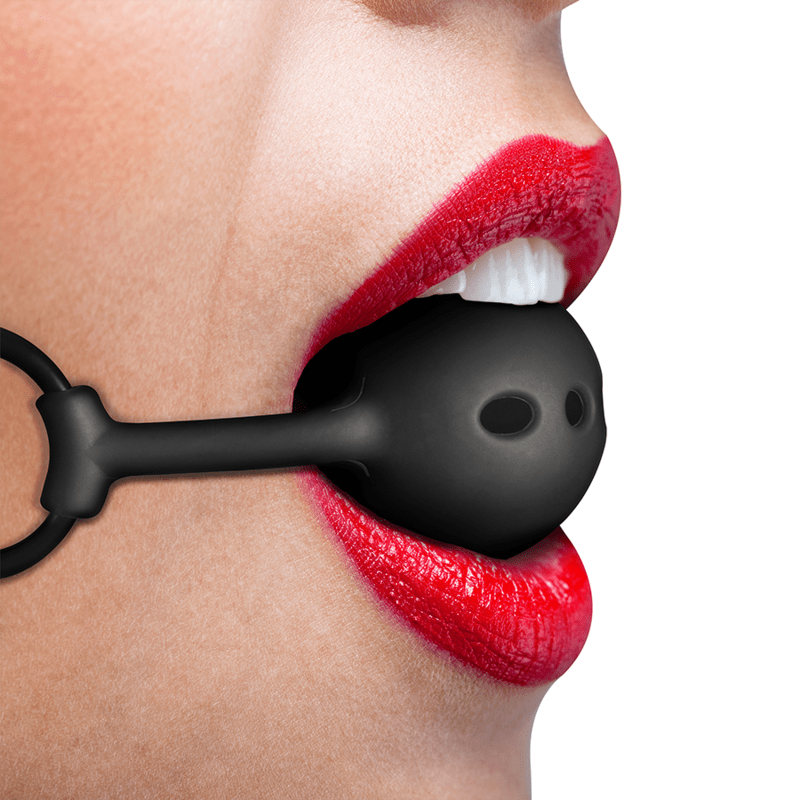 FETISH SUBMISSIVE BONDAGE - BREATHABLE SILICONE BALL GAG - Toys "n" Us