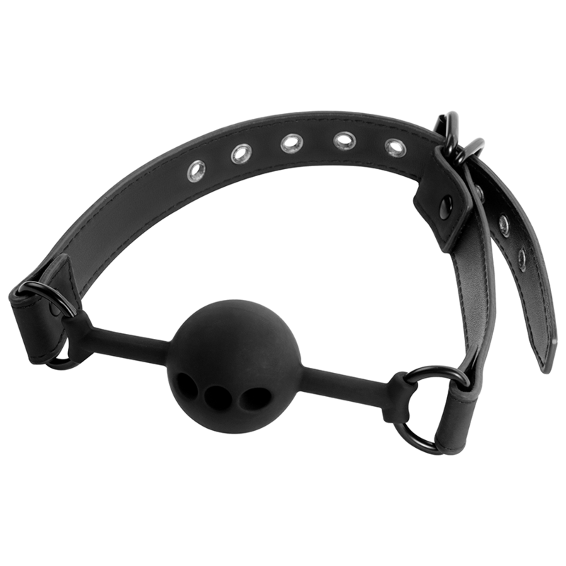 FETISH SUBMISSIVE BONDAGE - BREATHABLE SILICONE BALL GAG - Toys "n" Us