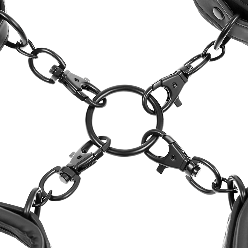 FETISH SUBMISSIVE - CONJUNTO DE ALGEMAS DE MÃOS E TORNOZELO COM FORRO DE NOPRENE - Toys "n" Us