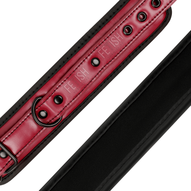 FETISH SUBMISSIVE DARK ROOM - ALGEMAS DE COURO VEGANO COM FORRO DE NEOPRENE - Toys "n" Us