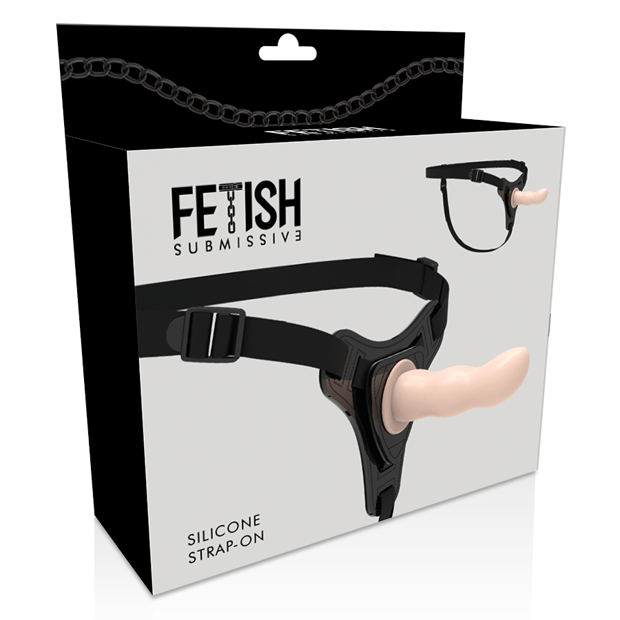 FETISH SUBMISSIVE HARNESS - FLESH SILICONE G - SPOT 12,5 CM - Toys "n" Us