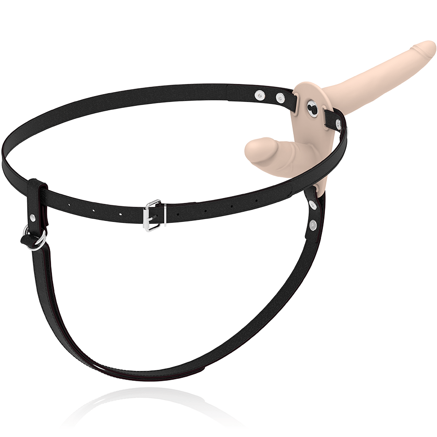 FETISH SUBMISSIVE HARNESS - VIBRADOR FLESH UP DE DUPLA PENETRAÇÃO - Toys "n" Us