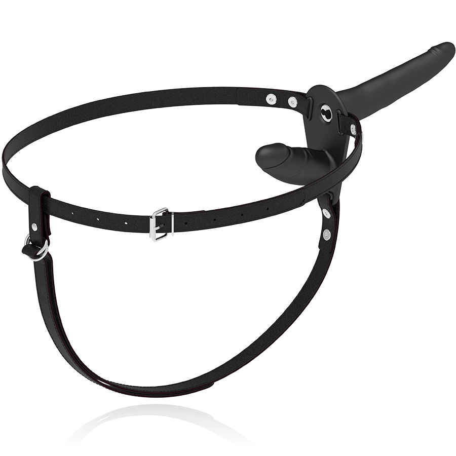 FETISH SUBMISSIVE HARNESS - VIBRADOR PRETO DE DUPLA PENETRAÇÃO - Toys "n" Us