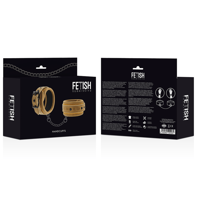 FETISH SUBMISSIVE ORIGEN - ALGEMAS DE COURO VEGANO COM FORRO DE NEOPRENE - Toys "n" Us