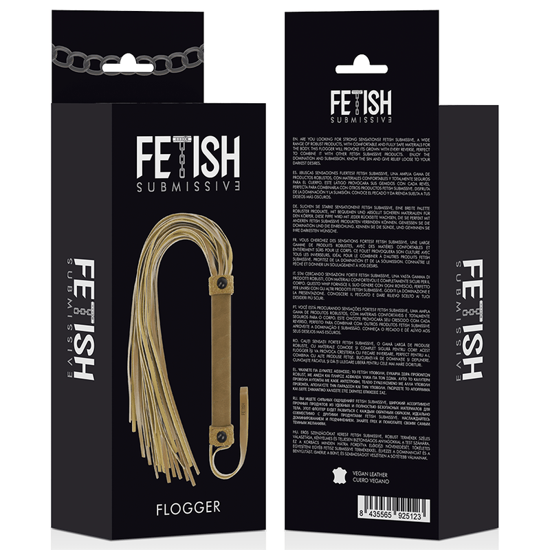 FETISH SUBMISSIVE ORIGEN - CHICOTE DE COURO VEGANO - Toys "n" Us