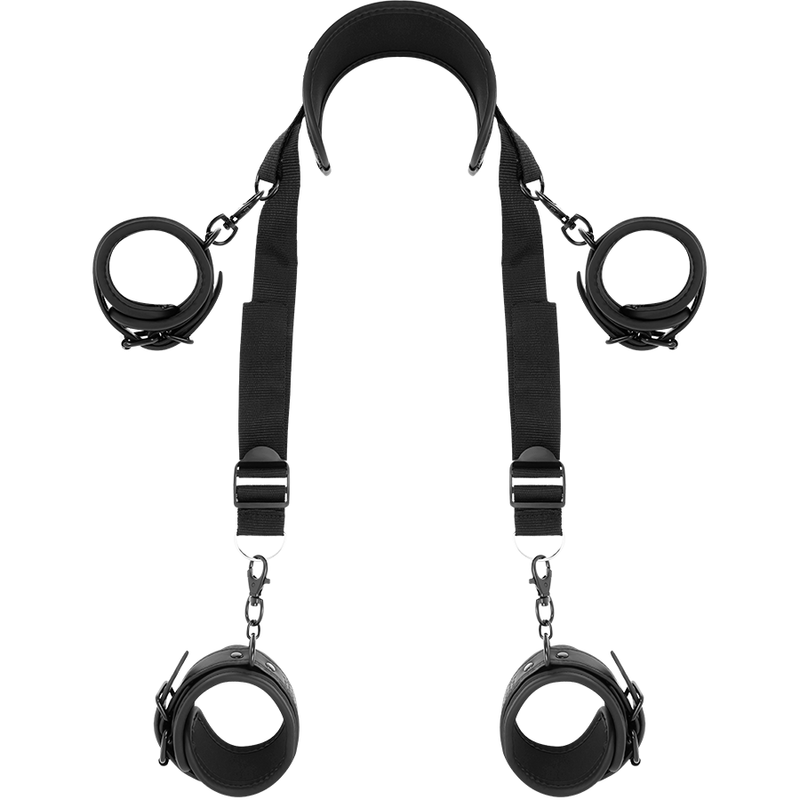 FETISH SUBMISSIVE - POSIÇÃO MESTRE COM 4 ALGEMAS REVESTIDAS COM NOPRENE - Toys "n" Us