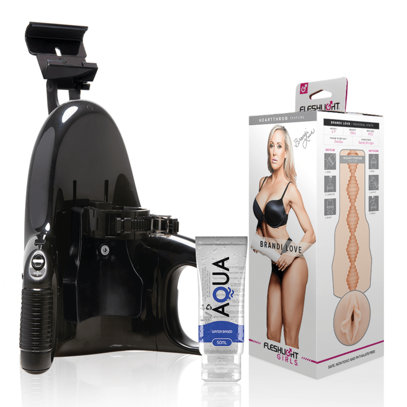 FLESHLIGHT - BRANDI LOVE VAGINA + UNIVERSAL LAUNCH + AQUA QUALITY LUBRICANT 50 ML - Toys "n" Us