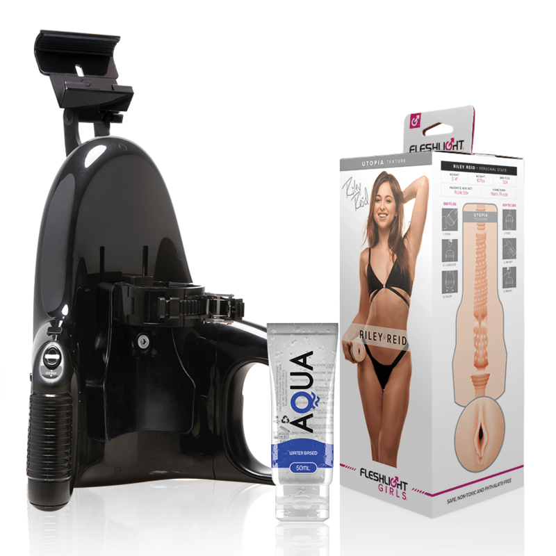 FLESHLIGHT - VAGINA RILEY REID UTOPIA + UNIVERSAL LAUNCH + AQUA QUALITY LUBRICANT 50 ML - Toys "n" Us