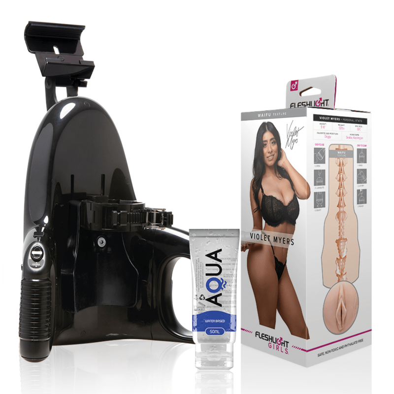 FLESHLIGHT - VIOLET MYERS WAIFU + UNIVERSAL LAUNCH + AQUA QUALITY LUBRICANT 50 ML - Toys "n" Us