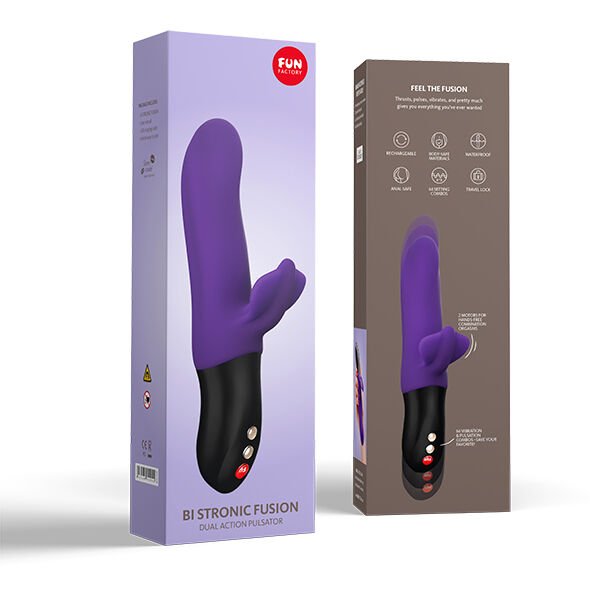 FUN FACTORY - BI STRONIC FUSION DUPLO PULSATOR VIOLETA - Toys "n" Us