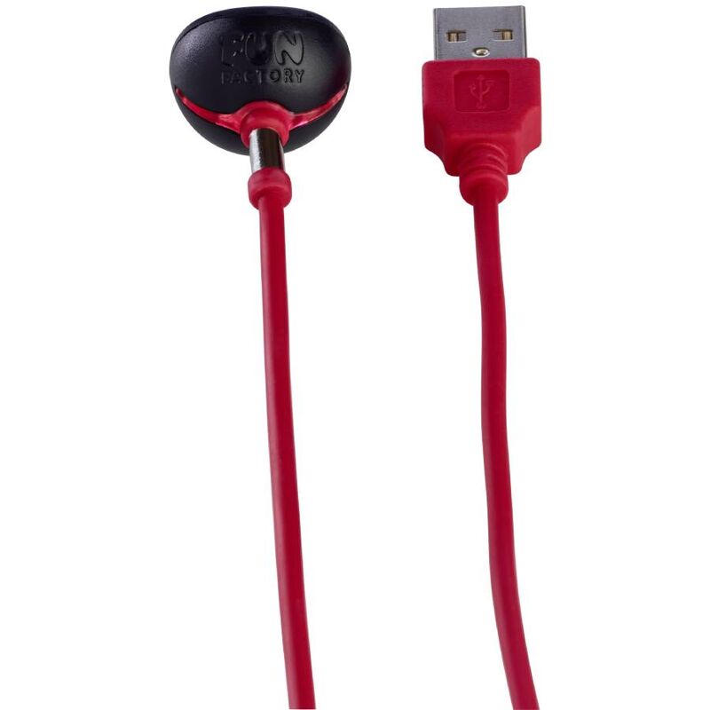 FUN FACTORY - CARREGADOR MAGNÉTICO USB VERMELHO - Toys "n" Us