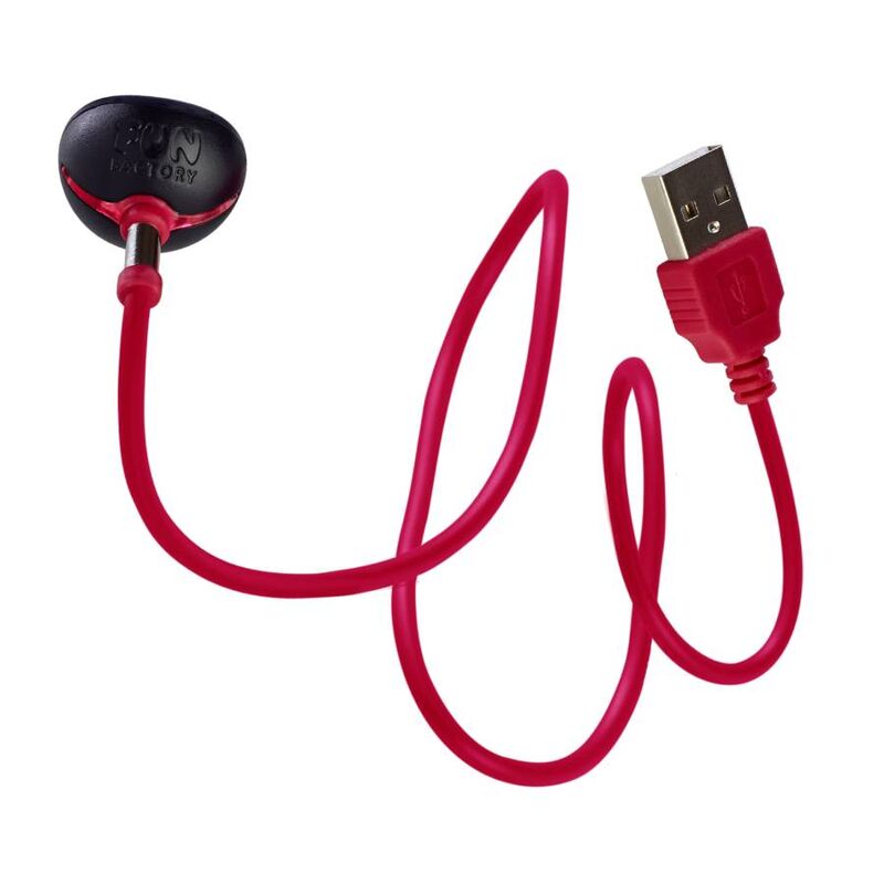 FUN FACTORY - CARREGADOR MAGNÉTICO USB VERMELHO - Toys "n" Us