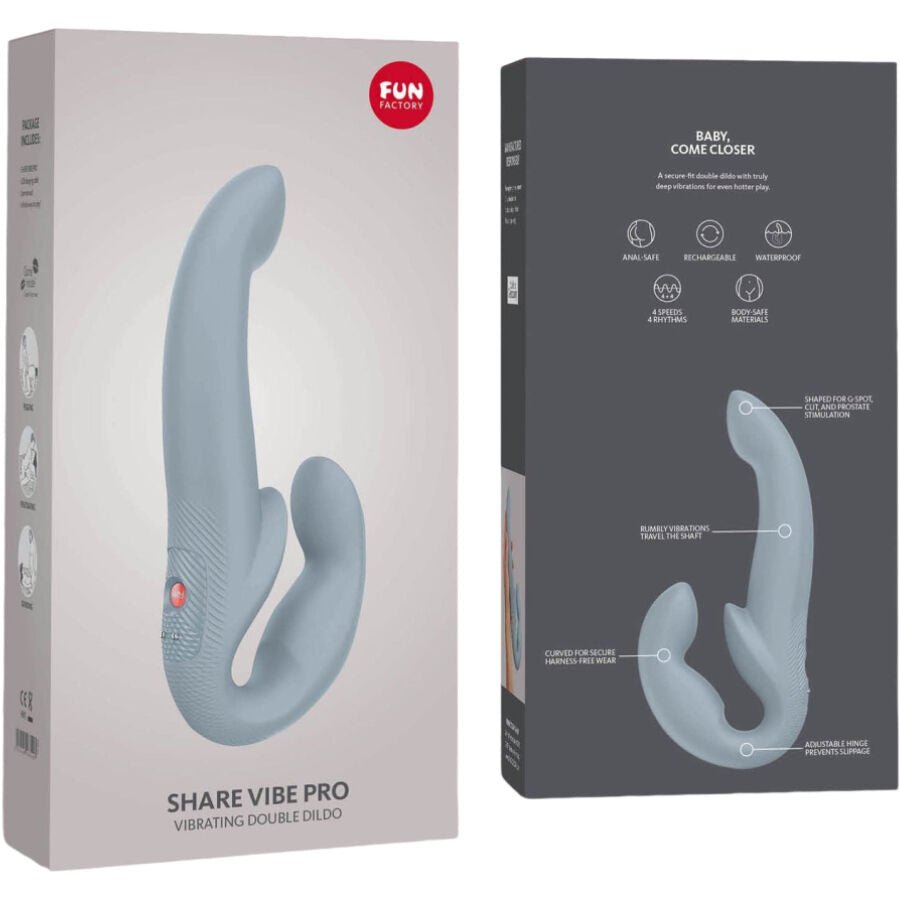 FUN FACTORY - SHARE VIBE PRO VIBRADOR DUPLO VIOLETA - Toys "n" Us