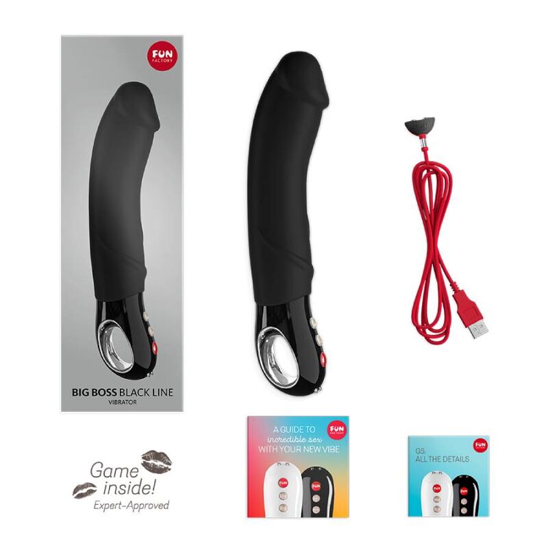 FUN FACTORY - VIBRADOR BIG BOSS LINHA PRETA - Toys "n" Us