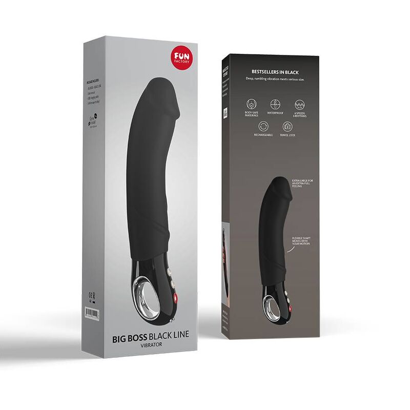 FUN FACTORY - VIBRADOR BIG BOSS LINHA PRETA - Toys "n" Us